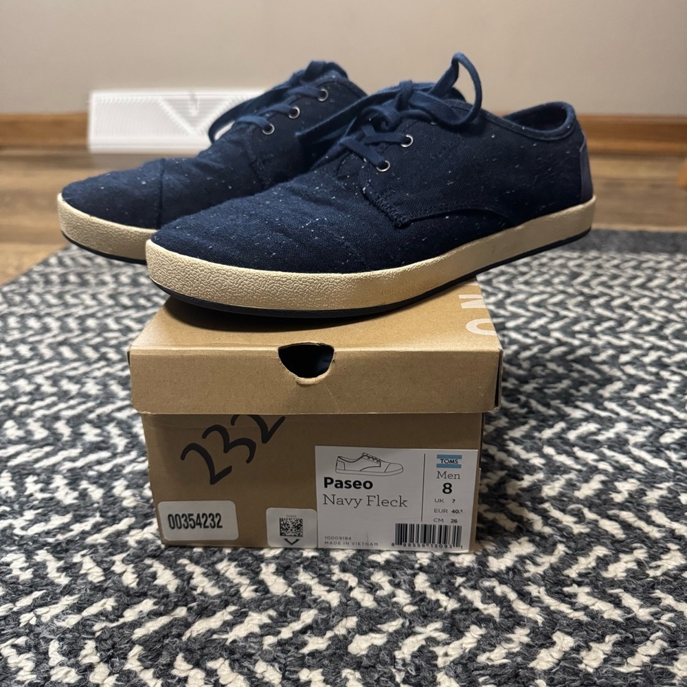 Toms Navy Fleck Men's Sneakers